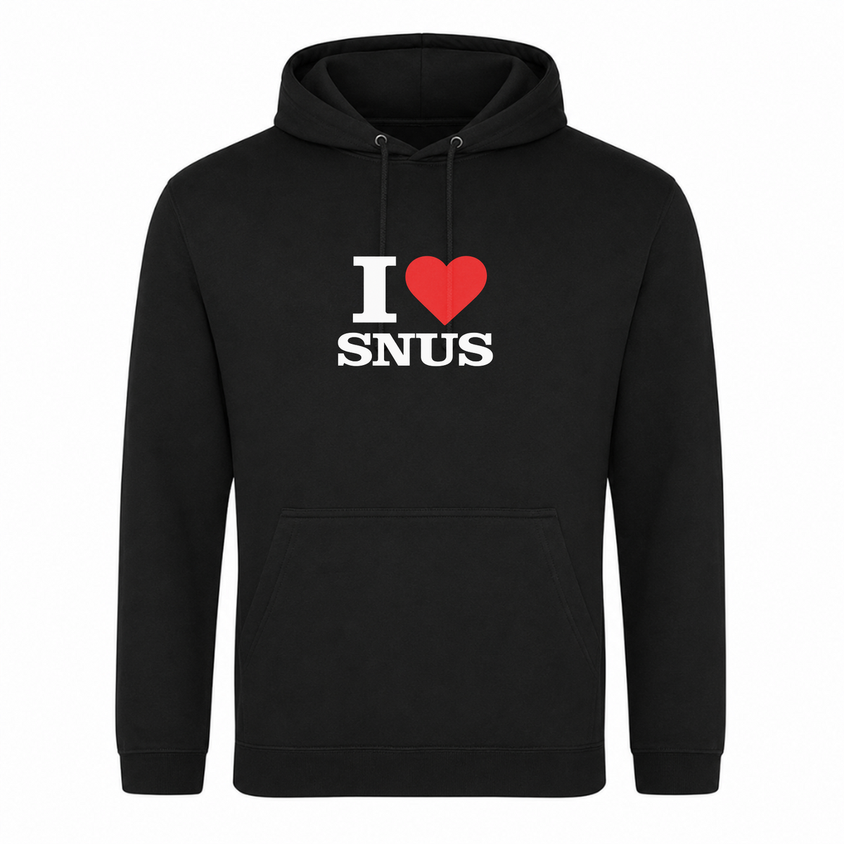 I ♥️  Snus Unisex Hoodie - Schwarz
