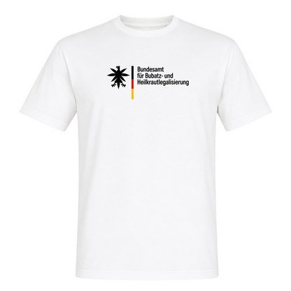 Unisex T-Shirt Bundesamt für Bubatz - White