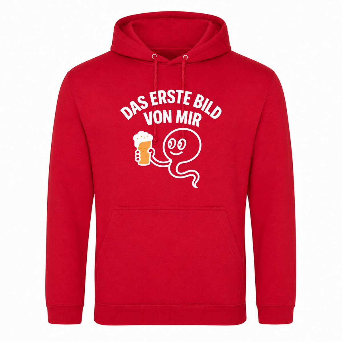 Unisex Hoodie Das erste Bild von mir! - rot