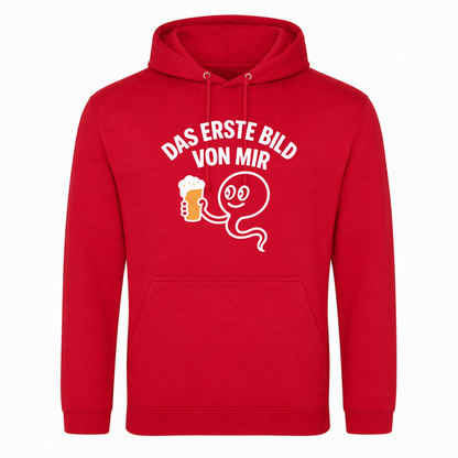 Unisex Hoodie Das erste Bild von mir! - rot