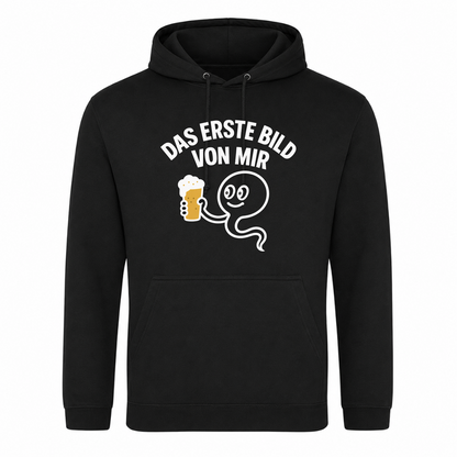 Unisex Hoodie Das erste Bild von mir! - Schwarz