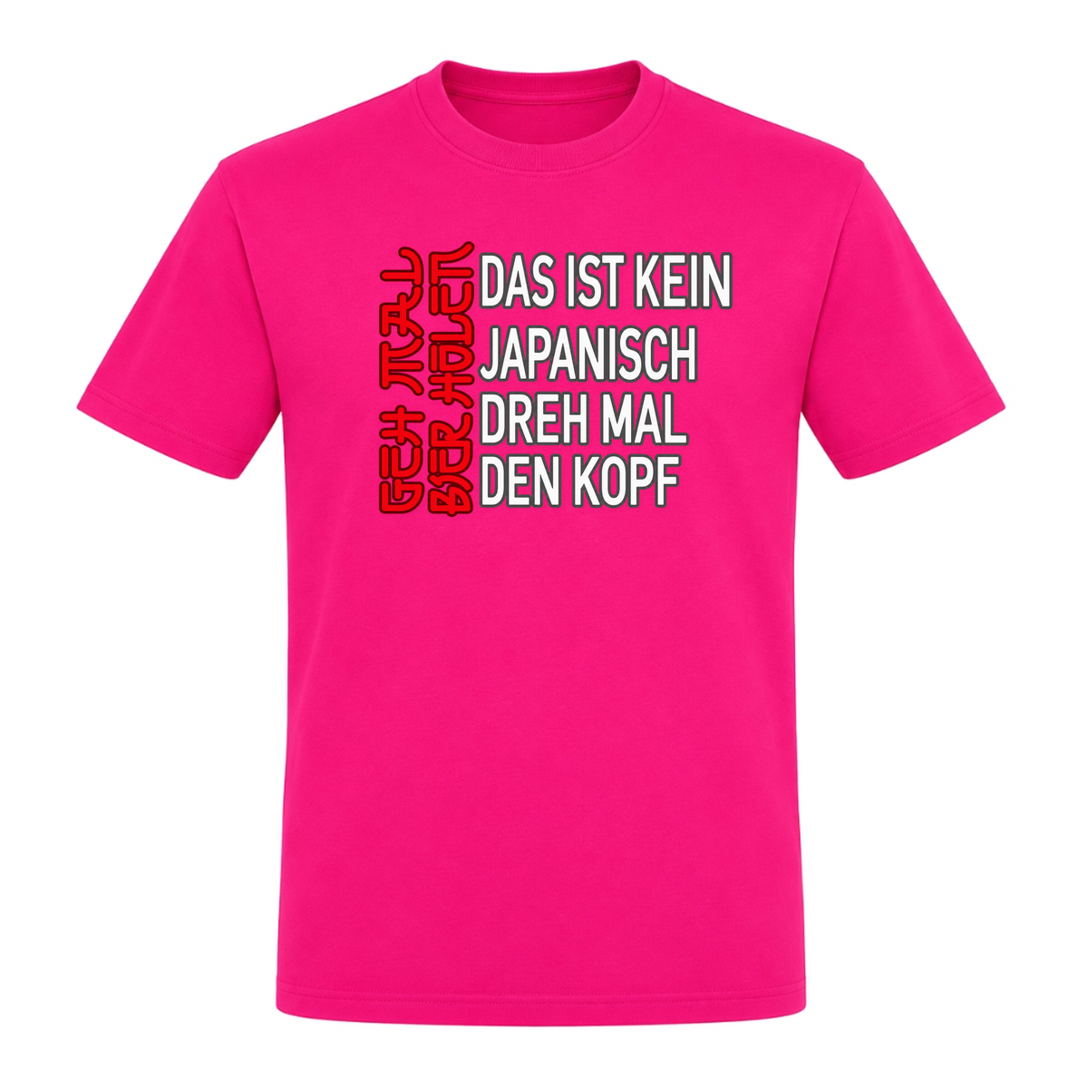Unisex T-Shirt Geh mal Bier holen - Fuchsia