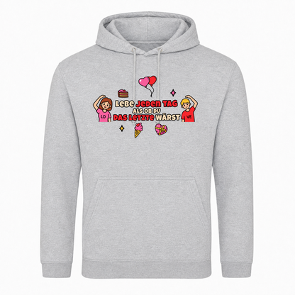 Unisex Hoodie Das letzte -  Heather Grey
