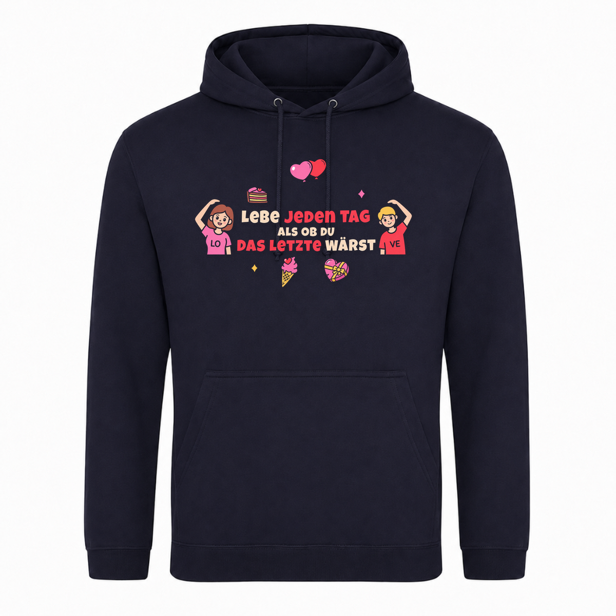 Unisex Hoodie Das letzte - French Navy