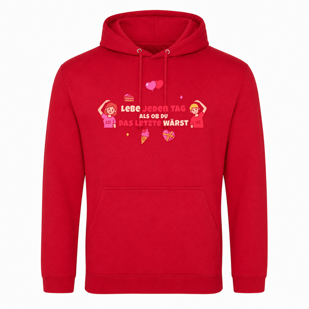 Unisex Hoodie Das letzte - rot