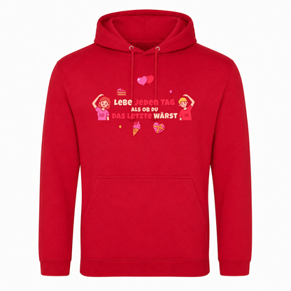 Unisex Hoodie Das letzte - rot