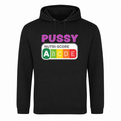 Unisex Hoodie Nutri Score - Schwarz
