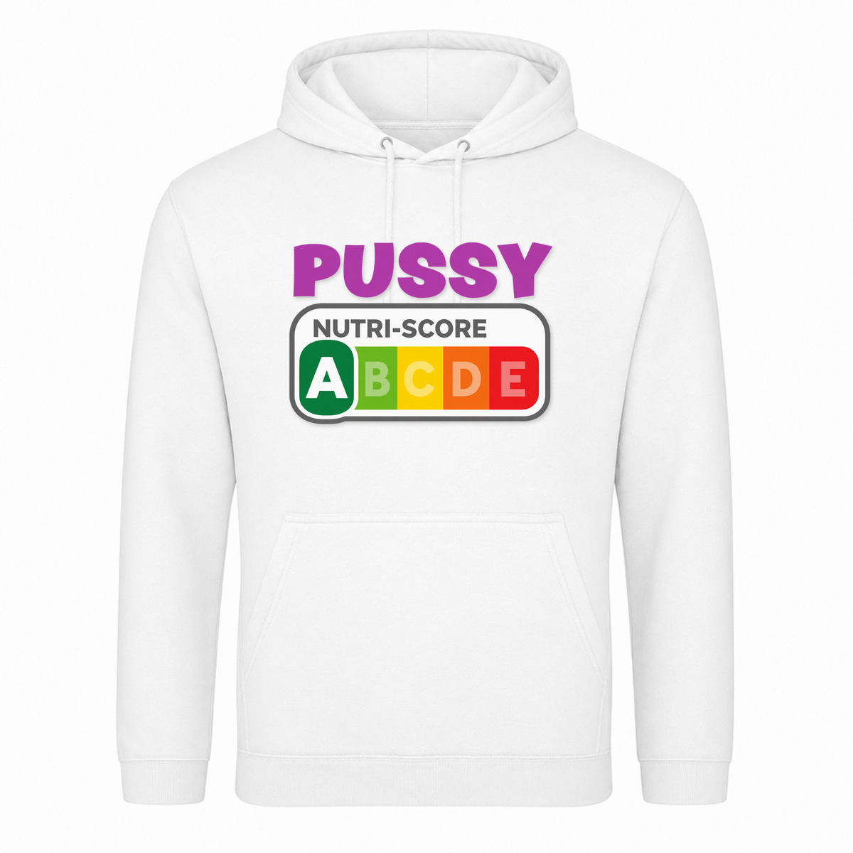 Unisex Hoodie Nutri Score - Weiß