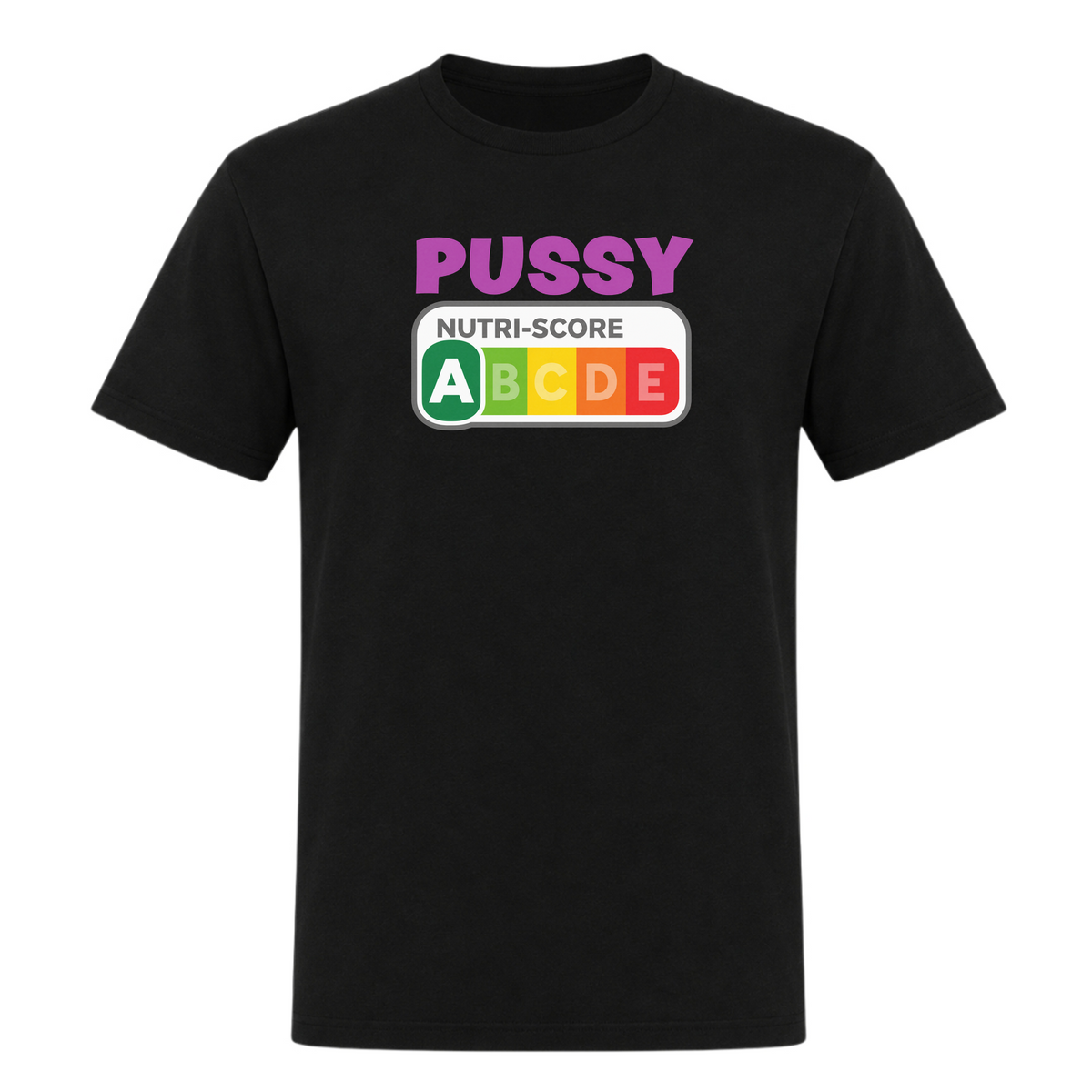 Unisex T-Shirt Nutri Score - Deep Black
