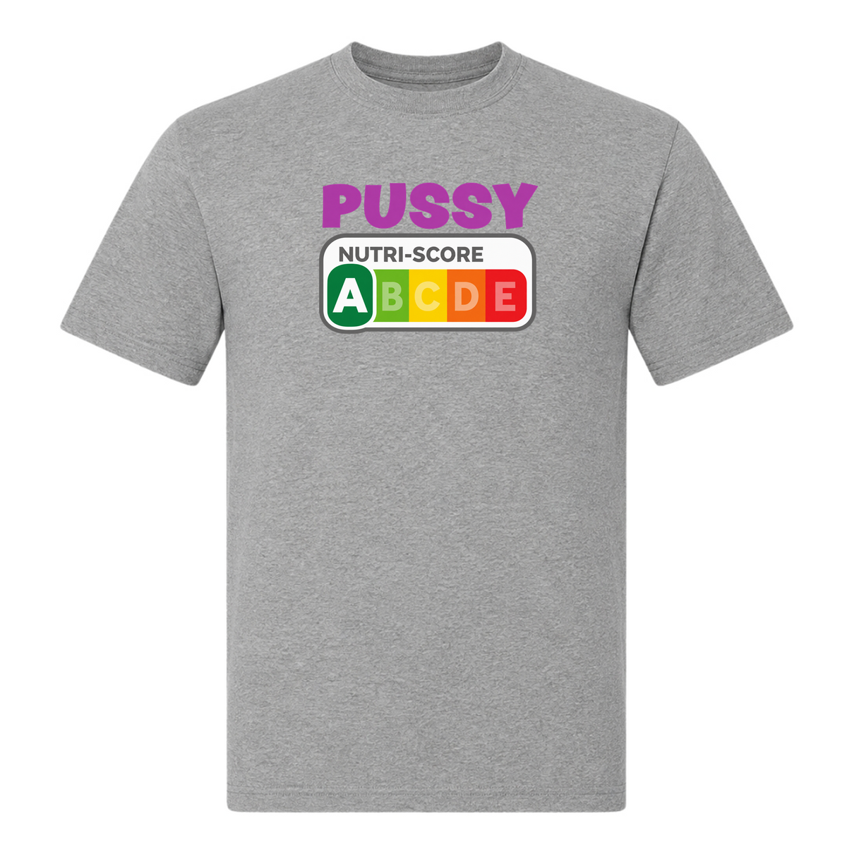 Unisex T-Shirt Nutri Score - Grey Melange