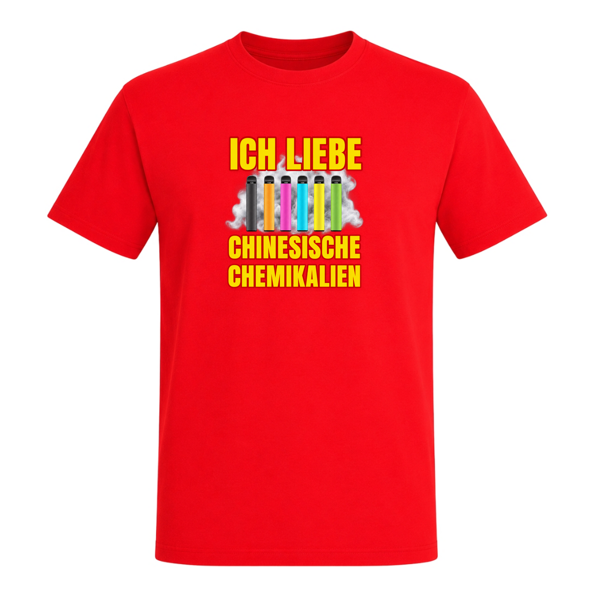 Unisex T-Shirt Ich Liebe Chinesische Chemikalien - Red