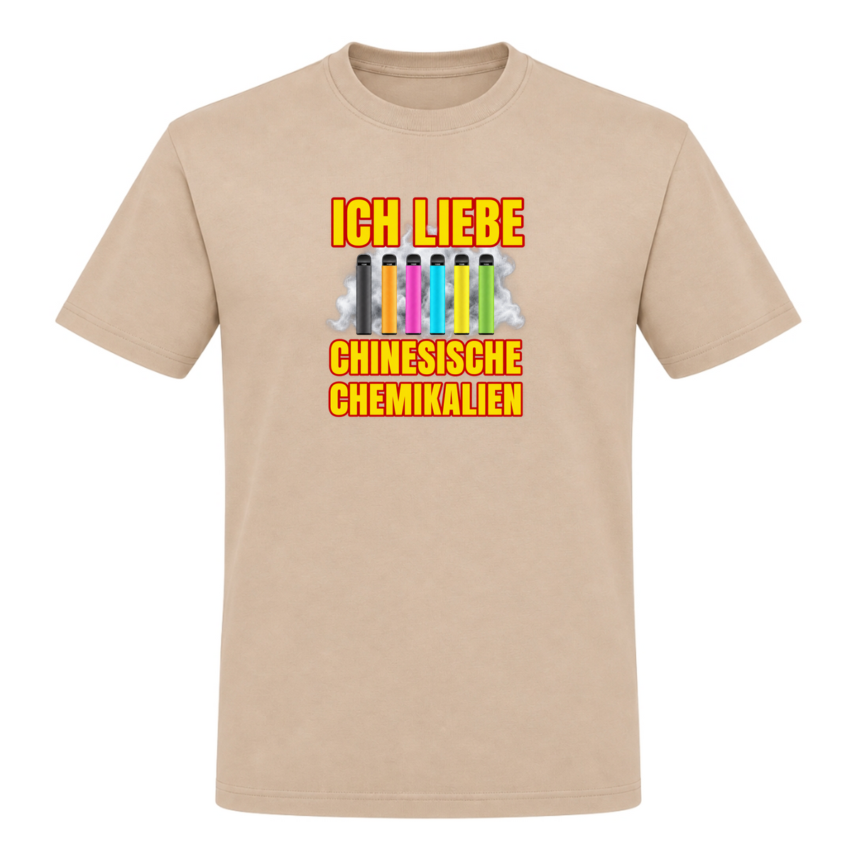 Unisex T-Shirt Ich Liebe Chinesische Chemikalien - Rope