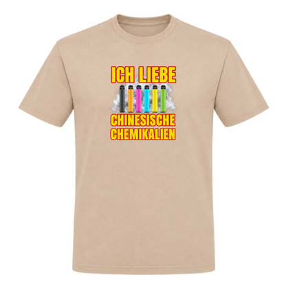 Unisex T-Shirt Ich Liebe Chinesische Chemikalien - Rope