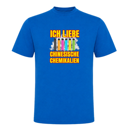 Unisex T-Shirt Ich Liebe Chinesische Chemikalien - Royal Blue 241