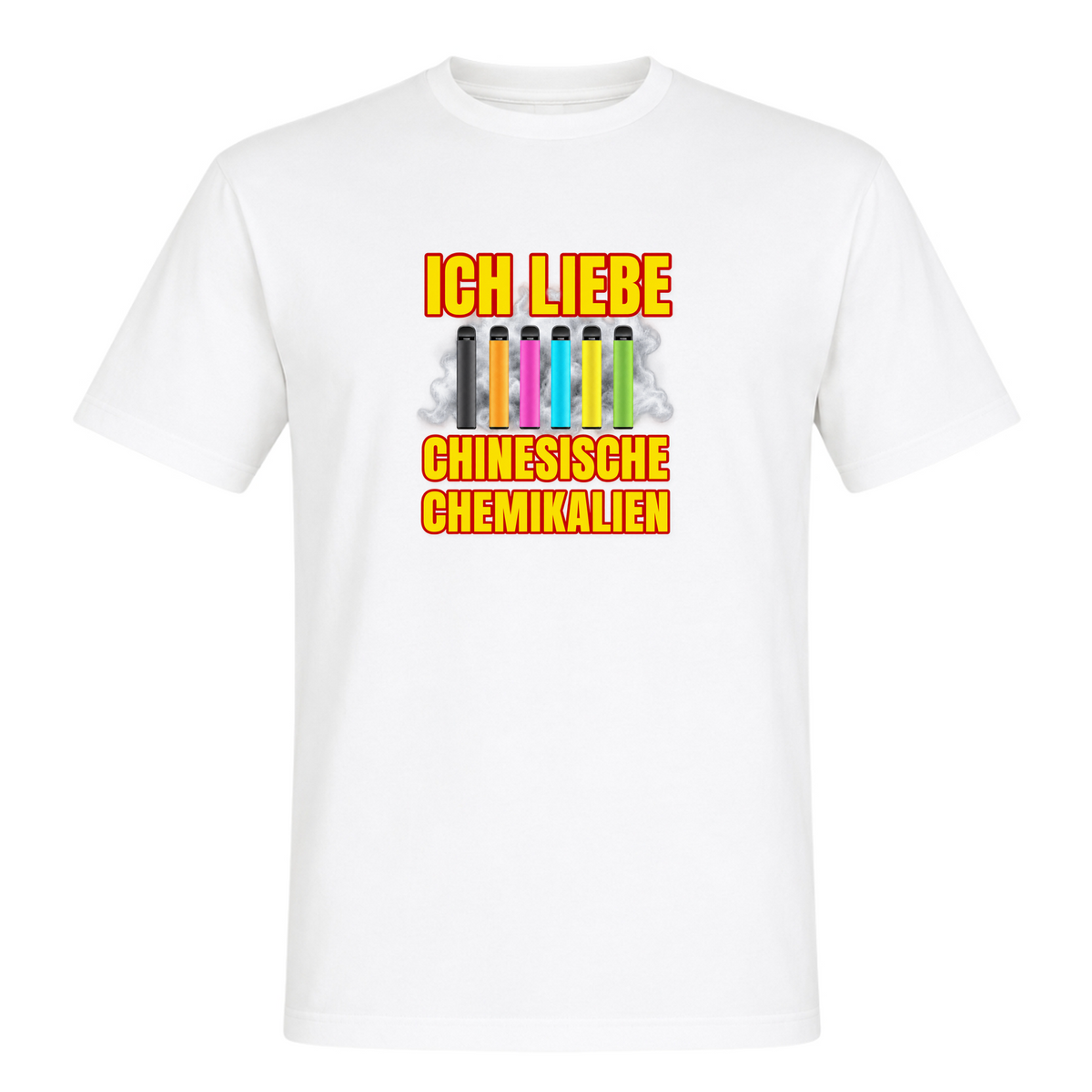Unisex T-Shirt Ich Liebe Chinesische Chemikalien - White
