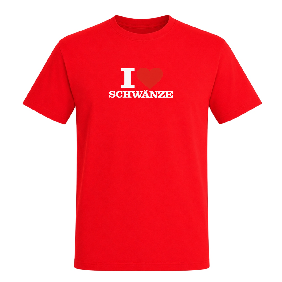 I ♥️ Schwänze Unisex T-Shirt - Red