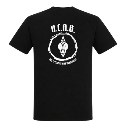 Unisex T-Shirt All Clitoris are Beautiful - Deep Black - Rueckseite