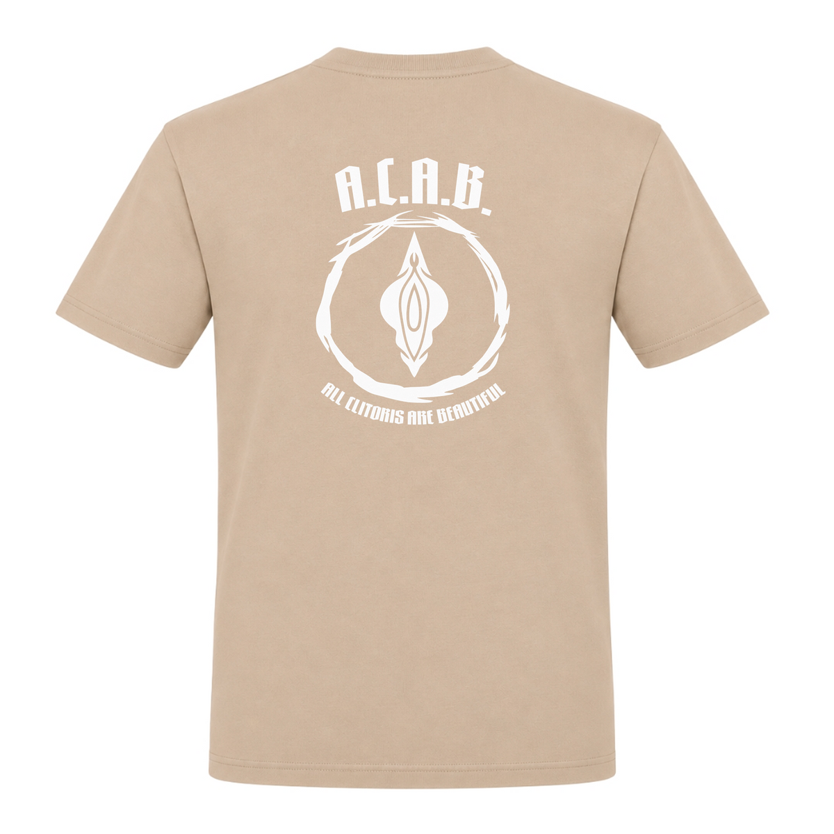 Unisex T-Shirt All Clitoris are Beautiful - Rope - Rueckseite