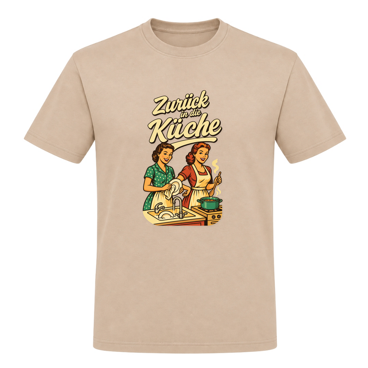 Unisex T-Shirt Zurück in die Küche - Rope
