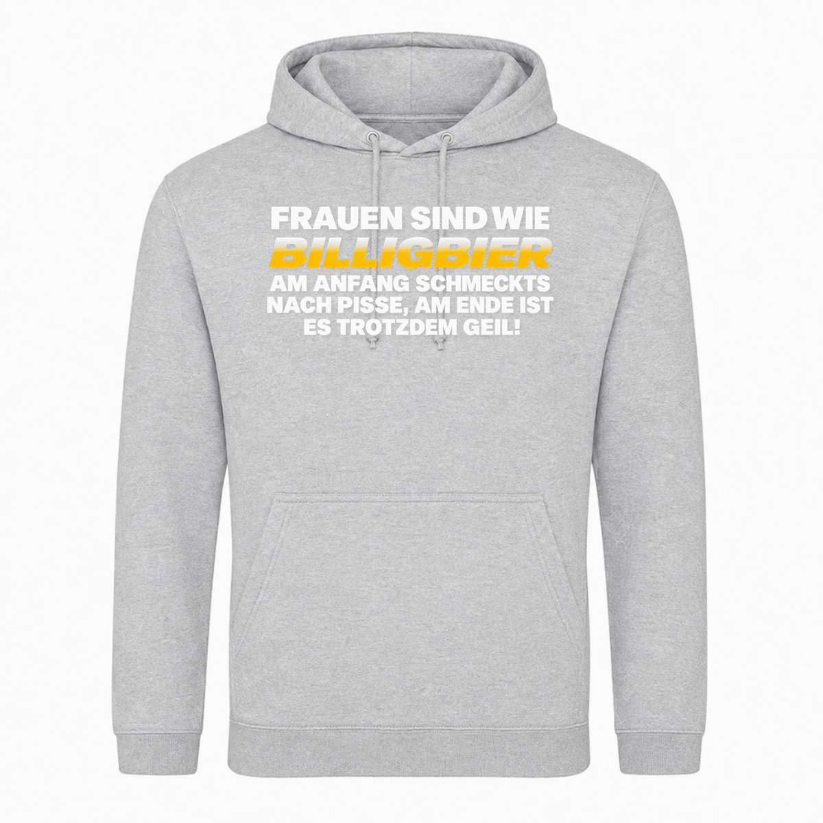 Unisex Hoodie Frauen sind wie Billigbier -  Heather Grey