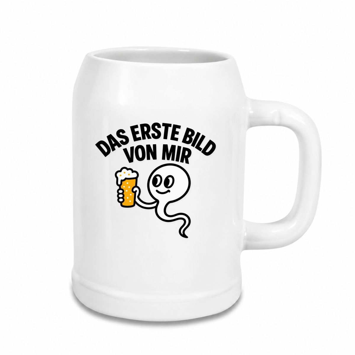 Das-erste-Bild-von-mir - Bierkrug - weiß